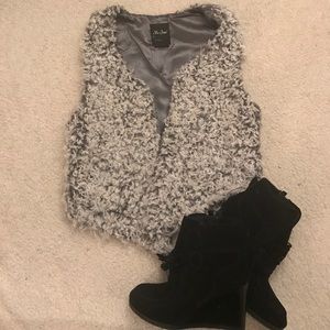 Furry Vest from Buckle