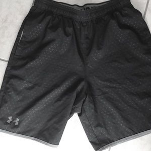 New Men's Under Armour Heat Gear Black Shorts