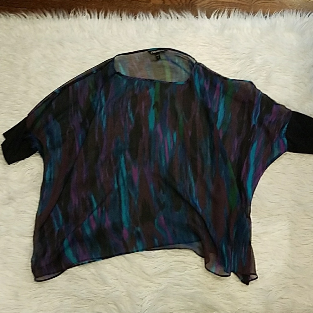 Loose sheer  like new Express blouse