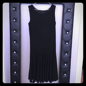 Joseph Ribkoff Black Fit & Flare Sleeveless Dress