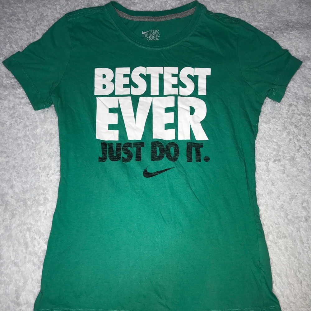 Womens Nike Slim Fit Workout T-Shirt Bestest Ever