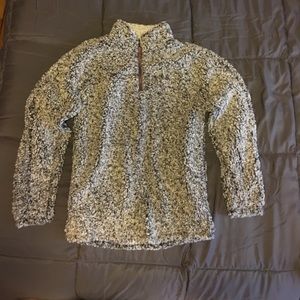 True Grit Frosty Tipped Pile 1/4 Zip Pullover