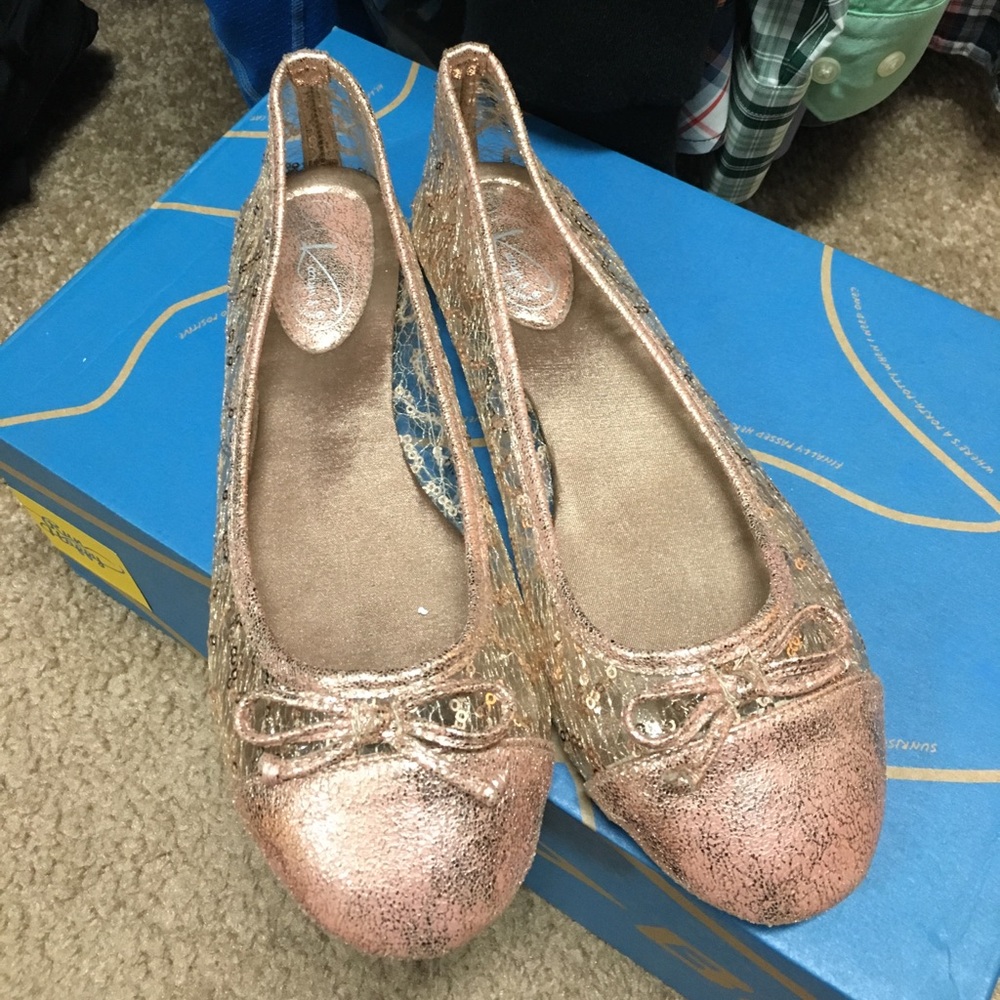 Rose Gold Flats