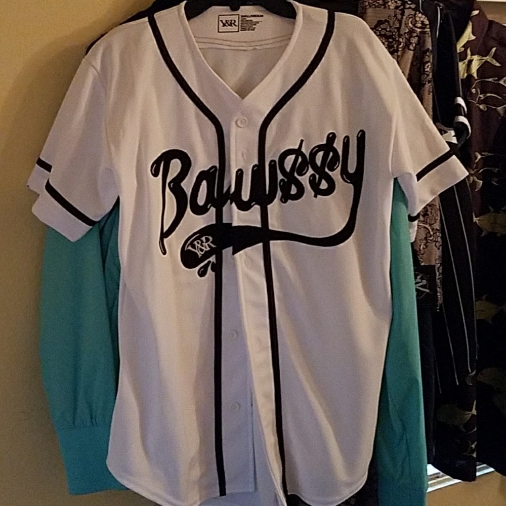 Young & Reckless Baseball Jersey style BAWSSY top