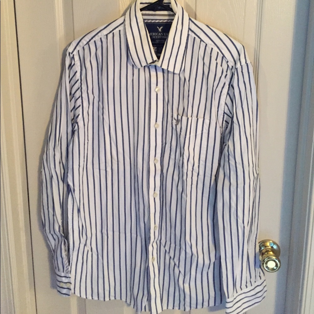Men's button down shirt.