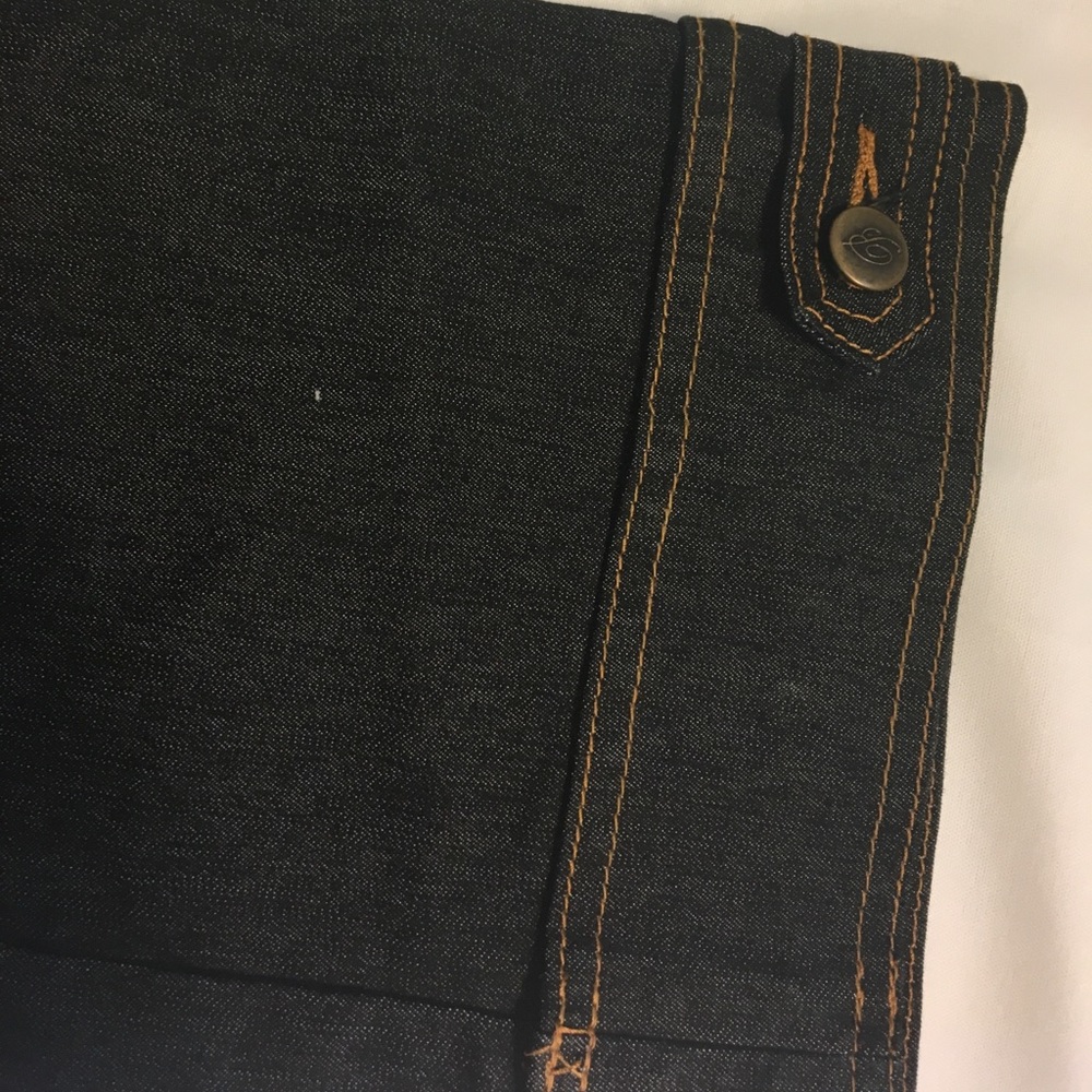 Bisou Bisou Michele Bohbot jeans Capris dark blue - Picture 2 of 6