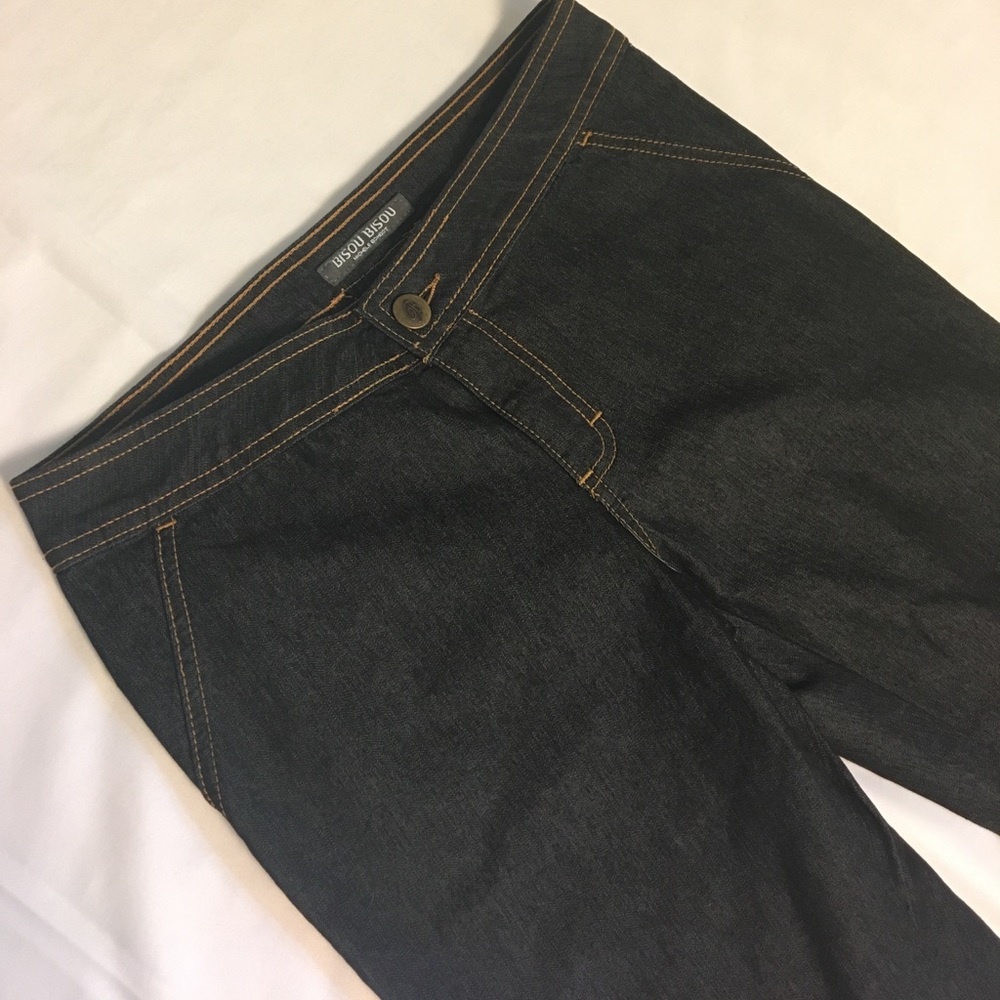 Bisou Bisou Michele Bohbot jeans Capris dark blue - Picture 4 of 6
