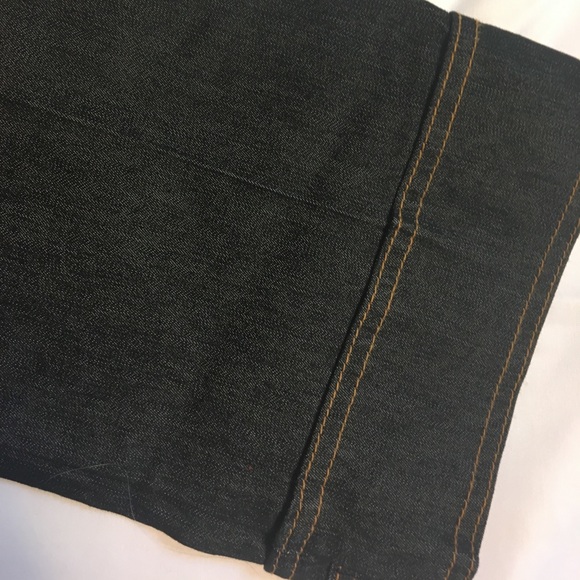 Bisou Bisou Michele Bohbot jeans Capris dark blue - Picture 6 of 6