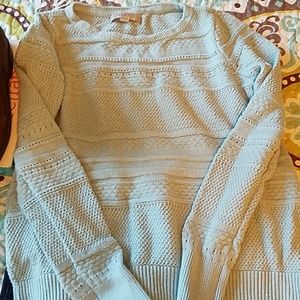 Loft waffle sweater