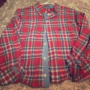 IZOD plaid button down shirt