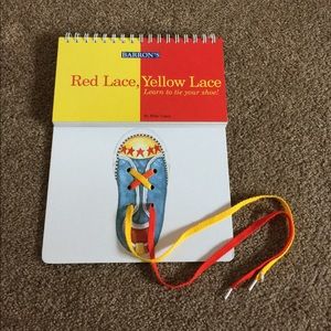 Red Lace Yellow Lace learn to tie book