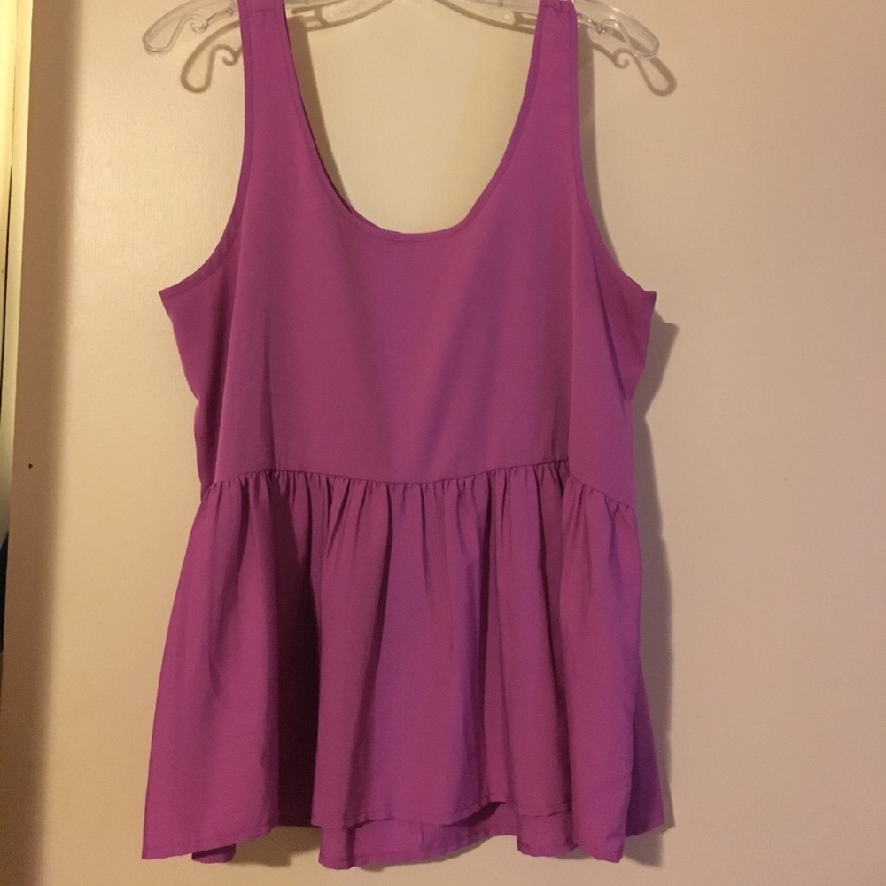 American Eagle Outfitters pink babydoll camisole L