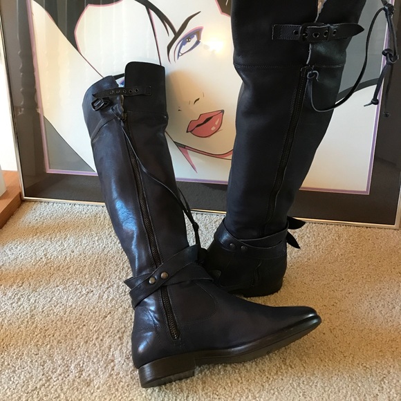 UGG NICOLETTA LUXURY RIDING BOOTS SPECIAL EDITION SOLD OUT LAMBSKIN SZ: 7 1/2-38 - Picture 2 of 8