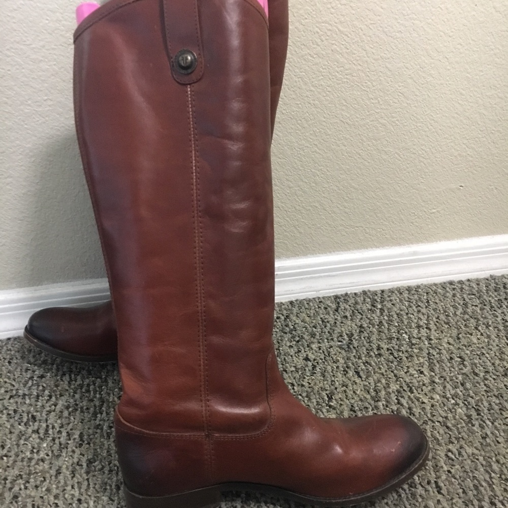 Frye tall boots with Jayden button