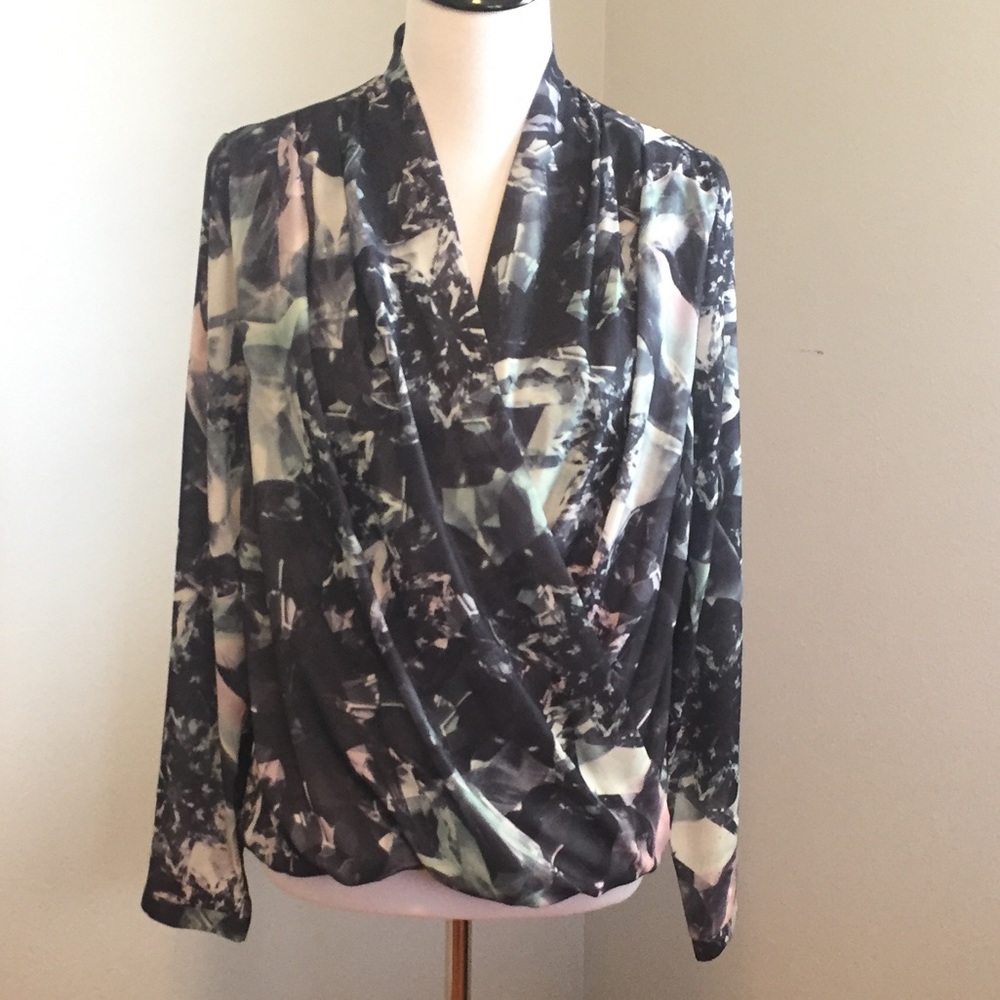 H&M crossover long sleeve top