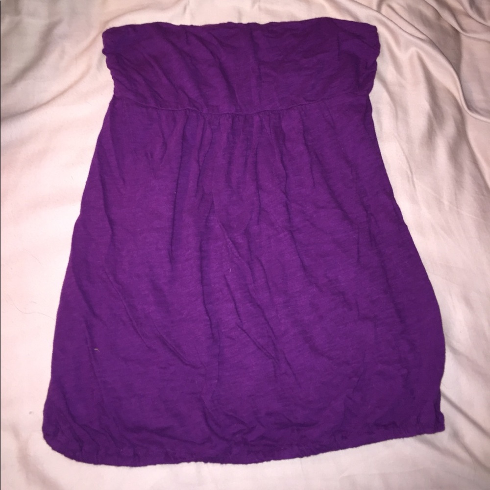 Strapless top