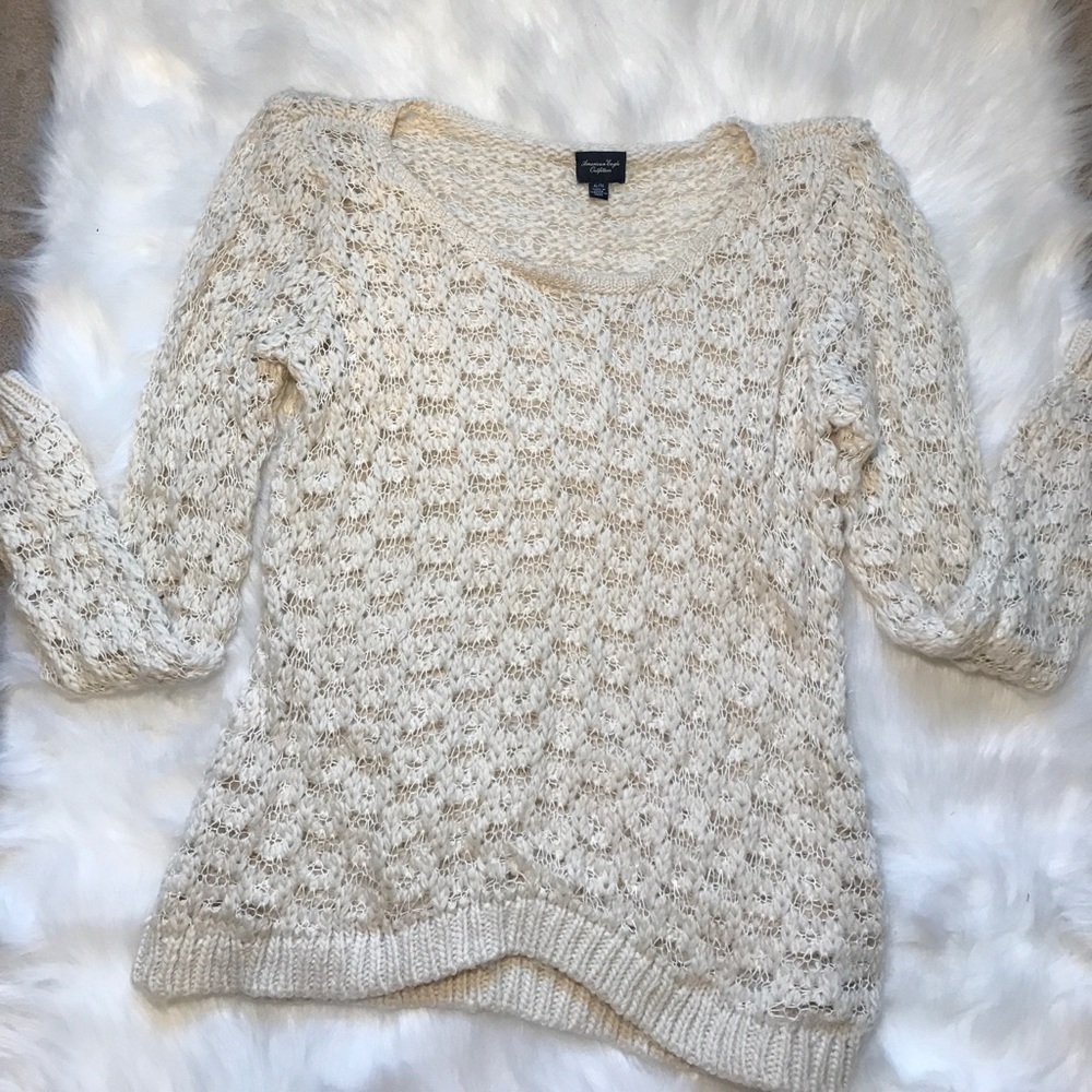 American eagle outfitters cream sweater