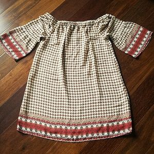 Boho Carolina Belle Montreal Peasant printed dress
