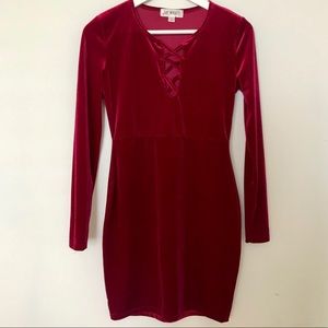 VELVET DRESS SIZE S