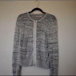 Ann Taylor LOFT cardigan zip up sweater