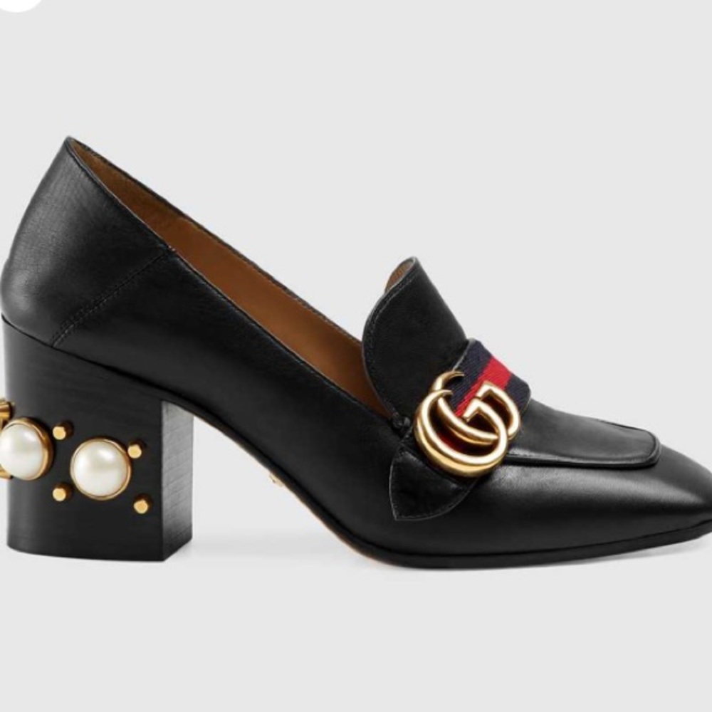 Gucci Pearl loafers Nero/ B.R.B-
