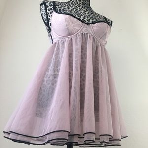 Victoria's Secret dusty rose Babydoll Dress