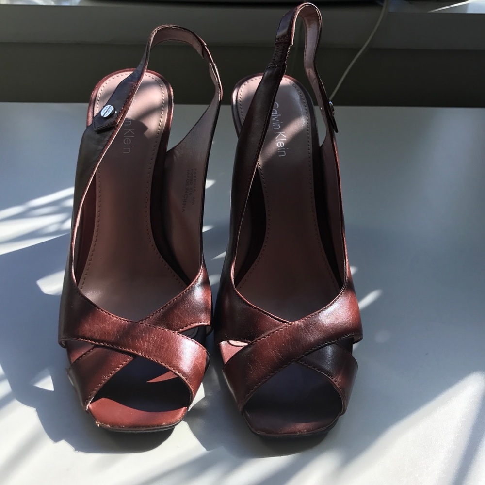 Calvin Klein heeled Sandals