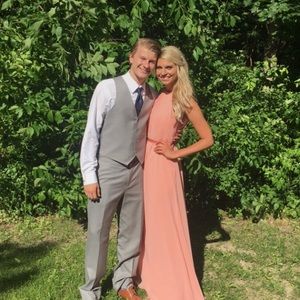 Beautiful pink bridesmaid dress