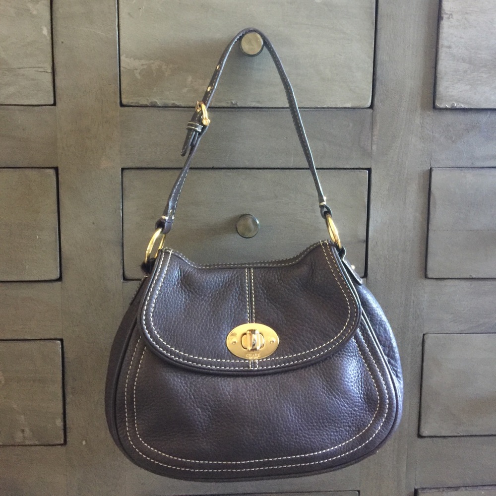 CHAPS brown leather purse