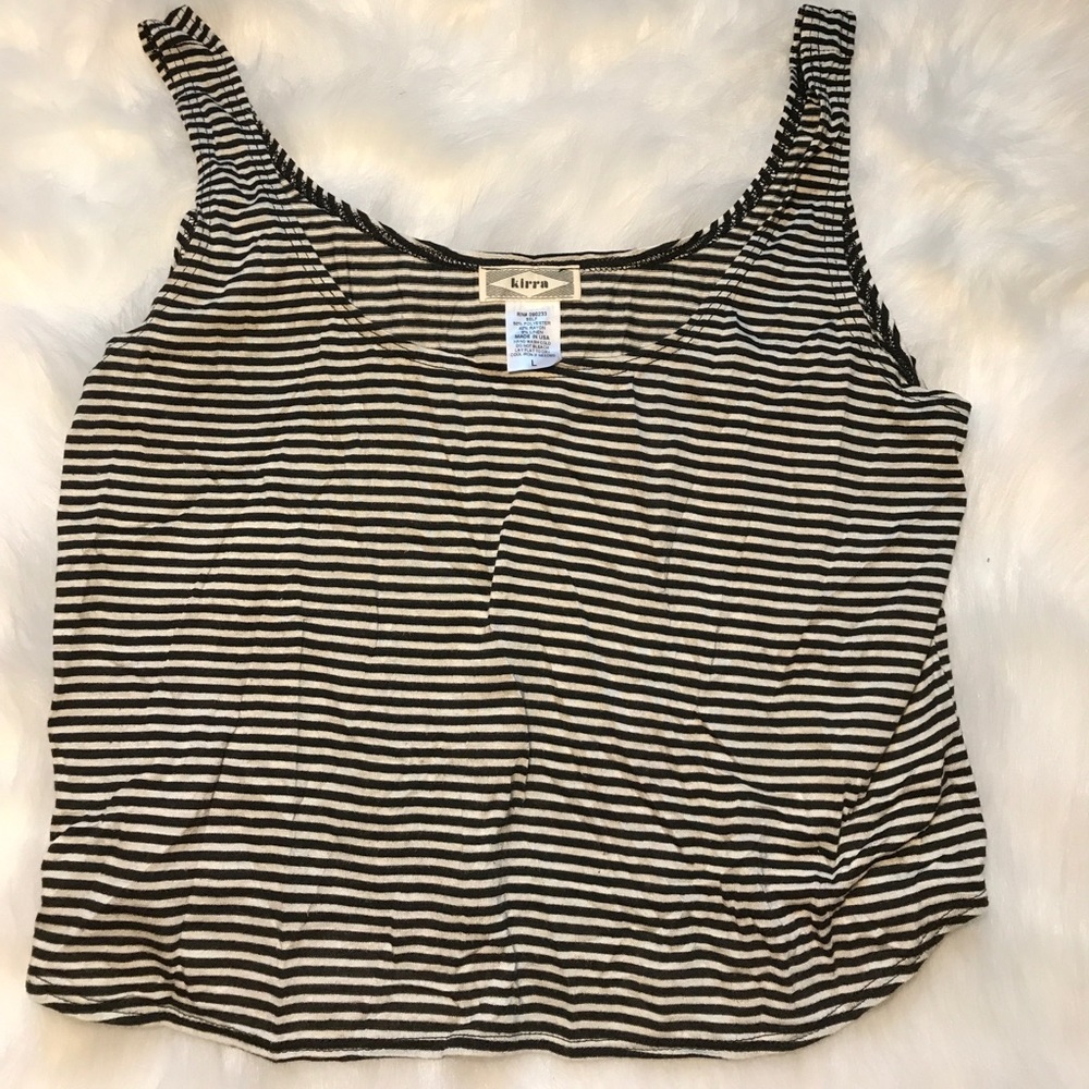 Kirra striped crop top