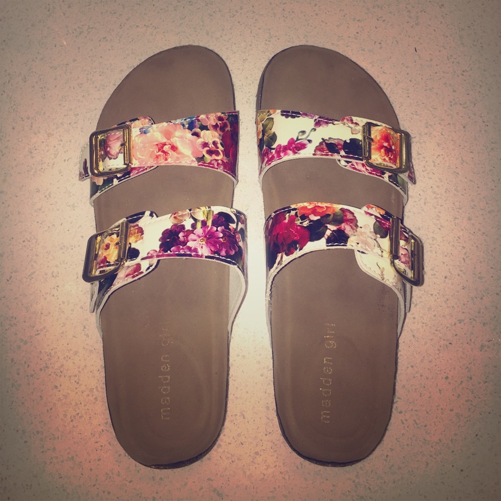 Madden Girl floral sandals
