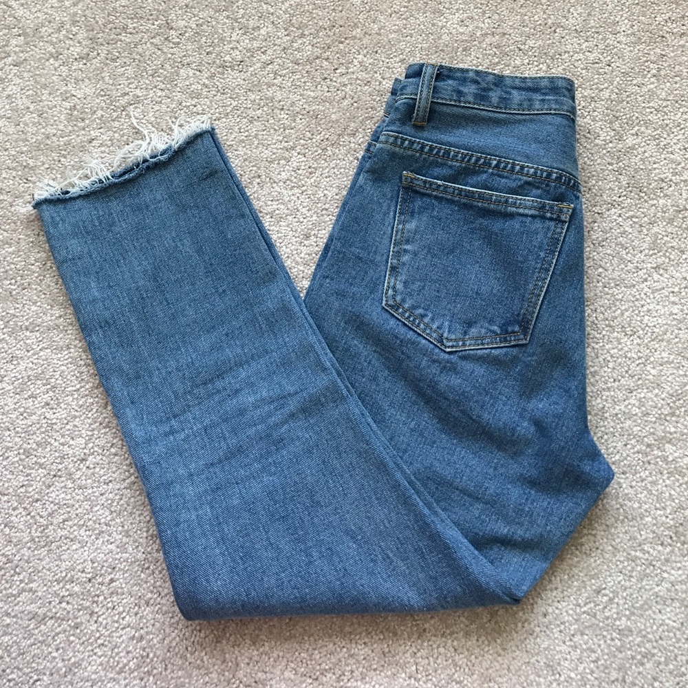 SOLD! High rise cropped jeans - Picture 3 of 8