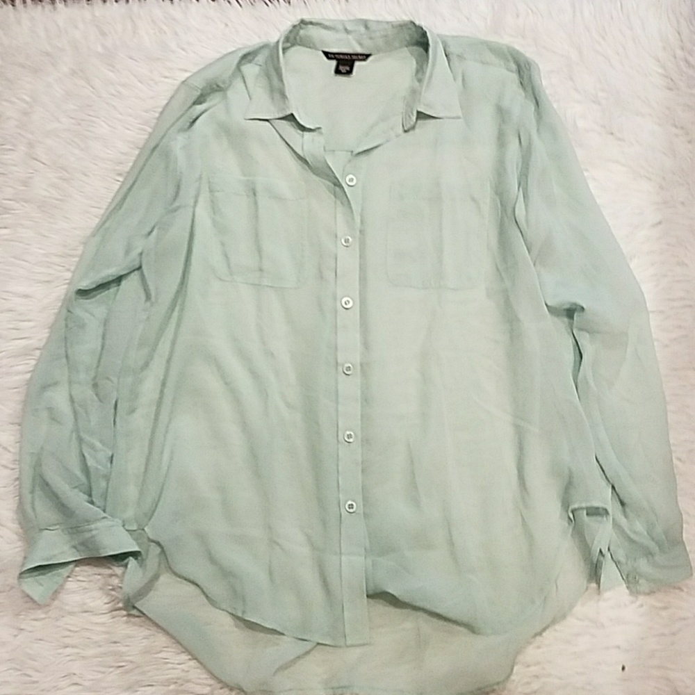 Victoria secret sheer blouse like new