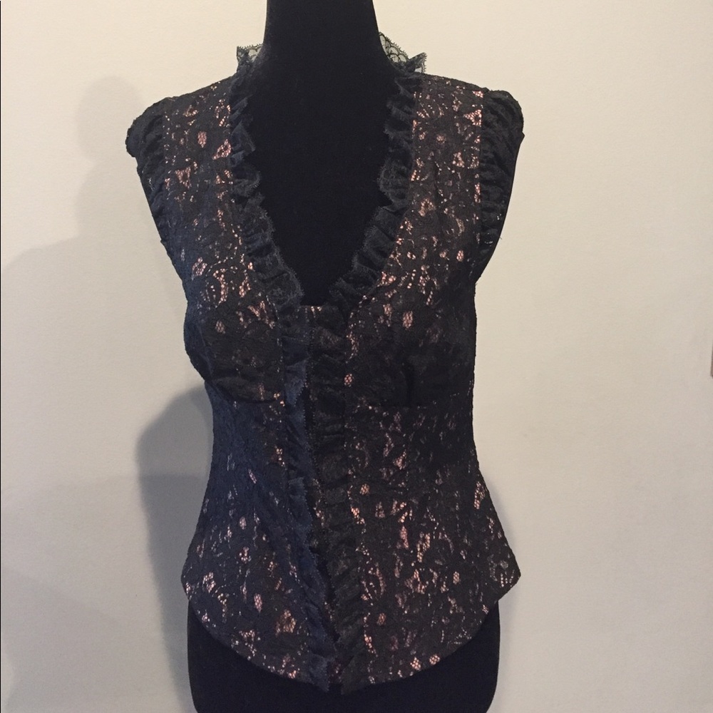 Kenneth Cole lace top