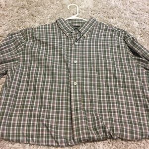 CHAPS plaid button down shirt