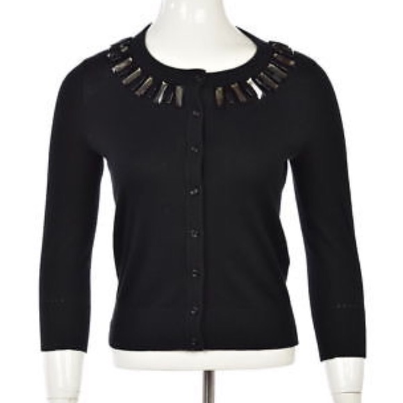 kate spade Sweaters - KATE SPADE Black Cardigan Sweater M/L
