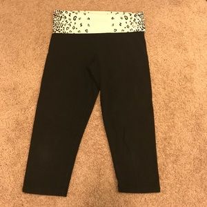 VS fold over yoga capris