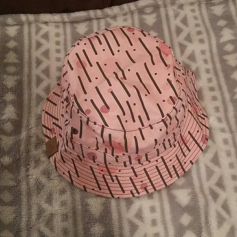 Pink dolphin bucket hat