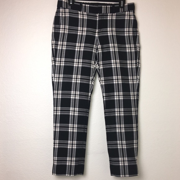 banana republic checkered pants