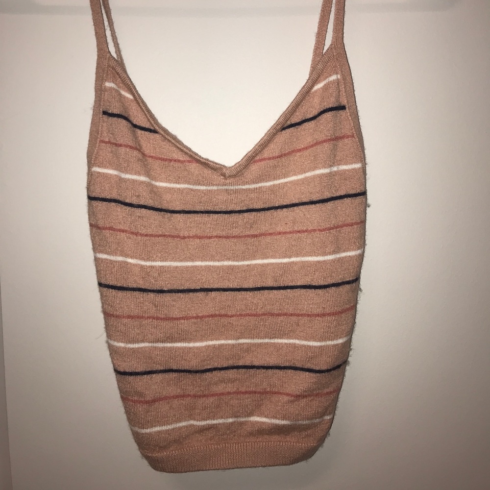 Kendall & Kylie knit crop top