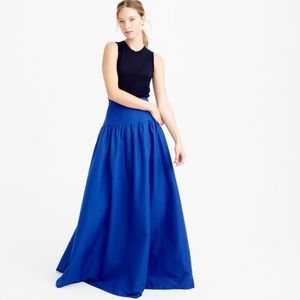 J.Crew Collection crinoline skirt in deep violet