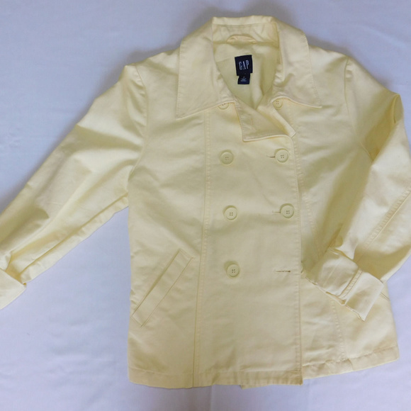 GAP Yellow Blazer Style Coat/Jacket - Picture 2 of 4