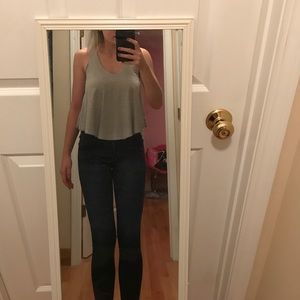 Light grey tank top! Never worn but tags are off!
