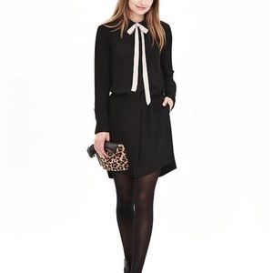 NWT. Banana republic shirt dress with neck tie.