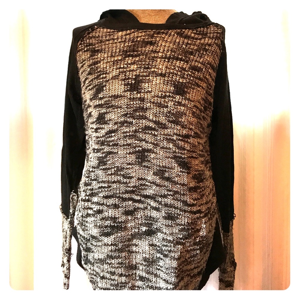 RuffHewn shaggy hooded ladies shirt