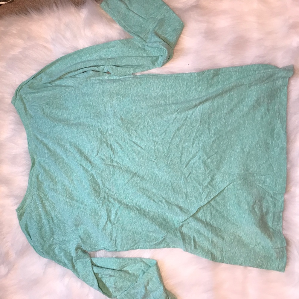 American eagle turquoise long sleeve