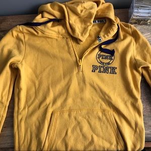 🚫‼️SOLD‼️🚫PINK yellow & blue quarter zip