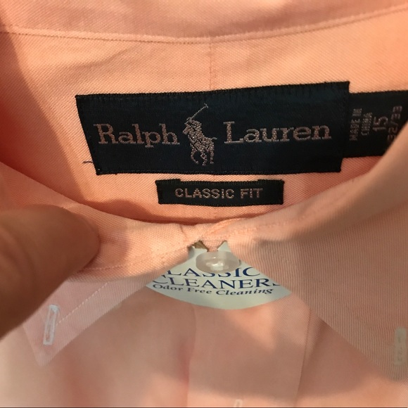 Ralph Lauren Polo Dress Shirt Mens size 15 32/33 - Picture 4 of 4