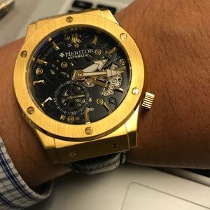 Heritor Gemini Skeletal men’s Watch