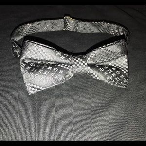Black and Grey Louis Vuitton Bow Tie